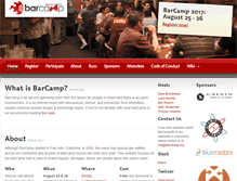 Tablet Screenshot of barcampgr.org